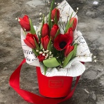 Композиция Тюльпаны с Анемоном